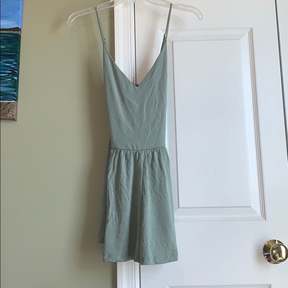 forever 21 green romper